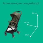 Bebeconfort Zephir Reise-Buggy 5,6 kg, Kabinengröße – Mineral Green – Bild 9