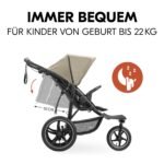 hauck Runner 3 Olive – Dreirad-Kinderwagen mit XL Lufträdern – Bild 6