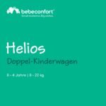 Bebeconfort Helios 2-in-1 Geschwisterwagen ab Geburt – Graphite – Bild 2