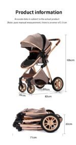 GLOKID 3 in 1 Kinderwagen mit Babywanne & Sportsitz – Khaki – Bild 6