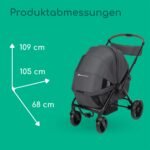 Bebeconfort Helios 2-in-1 Geschwisterwagen ab Geburt – Graphite – Bild 9