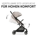 hauck Travel N Care Reisebuggy Beige – Leicht 6,9 kg, UPF 50+ – Bild 4
