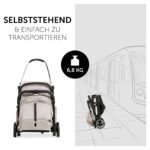 hauck Travel N Care Reisebuggy Beige – Leicht 6,9 kg, UPF 50+ – Bild 7
