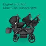 Bebeconfort Helios 2-in-1 Geschwisterwagen ab Geburt – Graphite – Bild 7