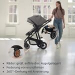 Lionelo Bianka Kinderwagen 3 in 1 mit Babywanne & Autositz – Bild 4