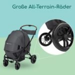 Bebeconfort Helios 2-in-1 Geschwisterwagen ab Geburt – Graphite – Bild 5