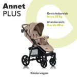 Lionelo Annet Plus Buggy ab Geburt bis 22 kg, faltbar – Bild 2