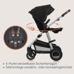 LIONELO Amber 3-in-1 Kombikinderwagen – i-Size, Luftreifen, UPF 50+ – Bild 6