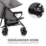 Kinderkraft TIK Sportwagen Grau – leicht 6,5 kg, bis 17 kg, faltbar – Bild 7