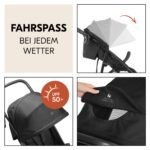 hauck Rapid 3 Air Dreirad-Buggy – Luftreifen, Federung, ab Geburt – Bild 5