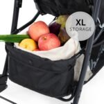 hauck Shopper Neo II Buggy Schwarz/Grau – Liegeposition ab Geburt – Bild 6