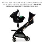 Kinderkraft APINO Liegebuggy Schwarz – 7,5 kg, bis 22 kg, Reisen – Bild 7