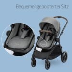 Maxi-Cosi Zelia Select Trio 3 in 1 Kinderwagen Set, Grau – Bild 4