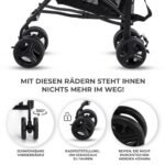 Kinderkraft TIK Sportwagen Grau – leicht 6,5 kg, bis 17 kg, faltbar – Bild 5
