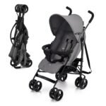 Kinderkraft TIK Sportwagen Grau – leicht 6,5 kg, bis 17 kg, faltbar