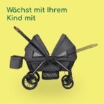 Bebeconfort Helios 2-in-1 Geschwisterwagen ab Geburt – Graphite – Bild 4