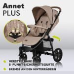 Lionelo Annet Plus Buggy ab Geburt bis 22 kg, faltbar – Bild 4