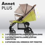 Lionelo Annet Plus Buggy ab Geburt bis 22 kg, faltbar – Bild 3