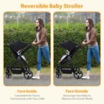 ZoomBuggy 3 in 1 Kinderwagen ab Geburt bis 26 kg – Schwarz – Bild 8