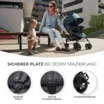 Kinderkraft TIK Sportwagen Grau – leicht 6,5 kg, bis 17 kg, faltbar – Bild 6