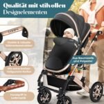 KESSER Loops 4-in-1 Kombikinderwagen Set – Babywanne, Buggy, Babyschale – Bild 3
