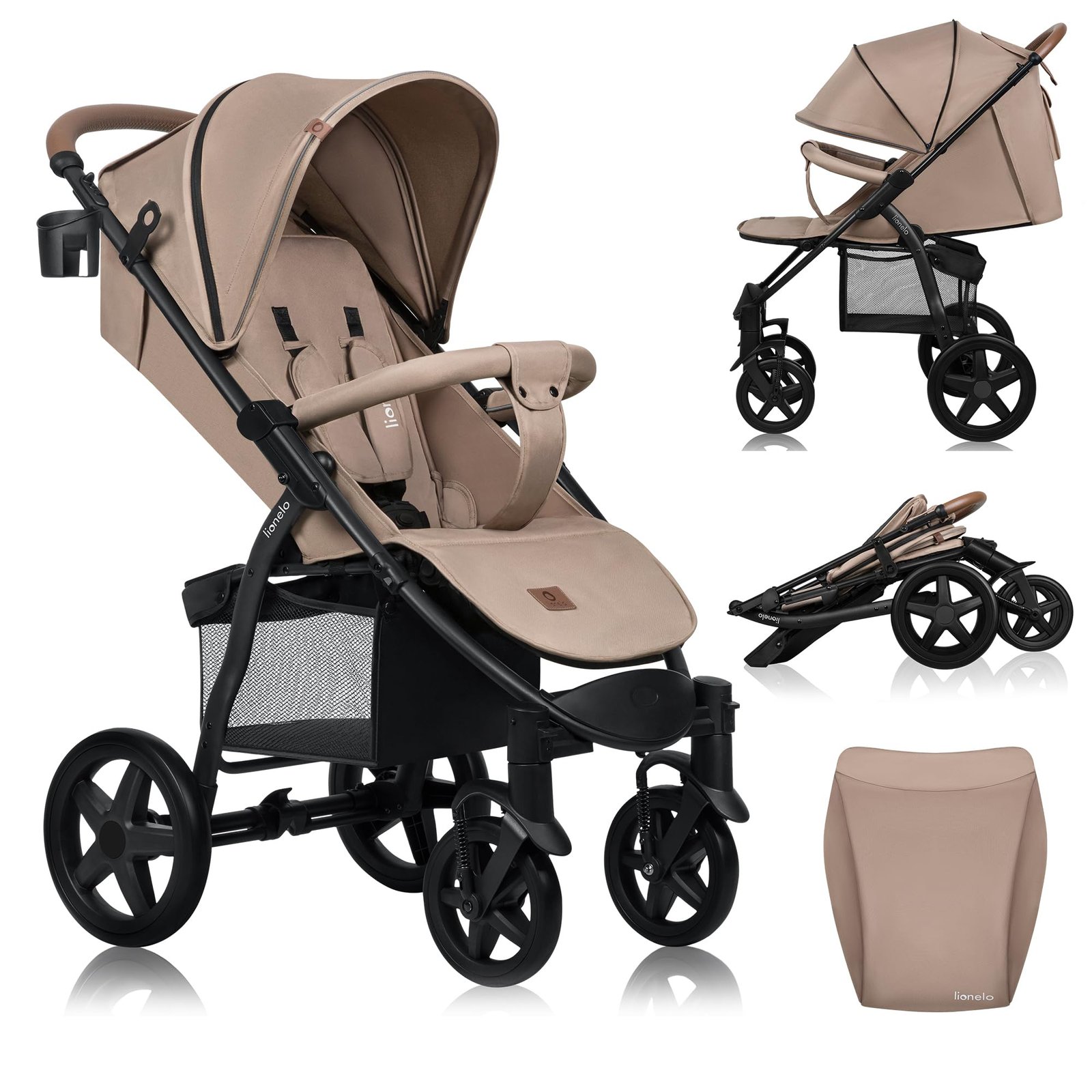 81spj9kfEQL Lionelo Annet Plus Buggy ab Geburt bis 22 kg, faltbar – Bild 1