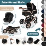 KESSER Loops 4-in-1 Kombikinderwagen Set – Babywanne, Buggy, Babyschale – Bild 9