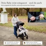 Amor Baby Reisebuggy, Einhand-Faltsystem, kompakt & leicht – Bild 5